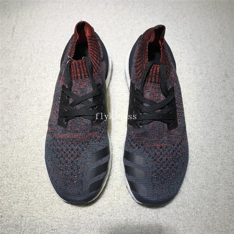 Adidas Ultra Boost Uncaged UB Sock Black Grey Red